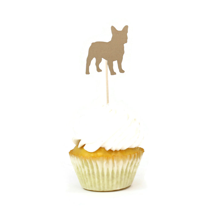 French Bulldog Cupcake Toppers