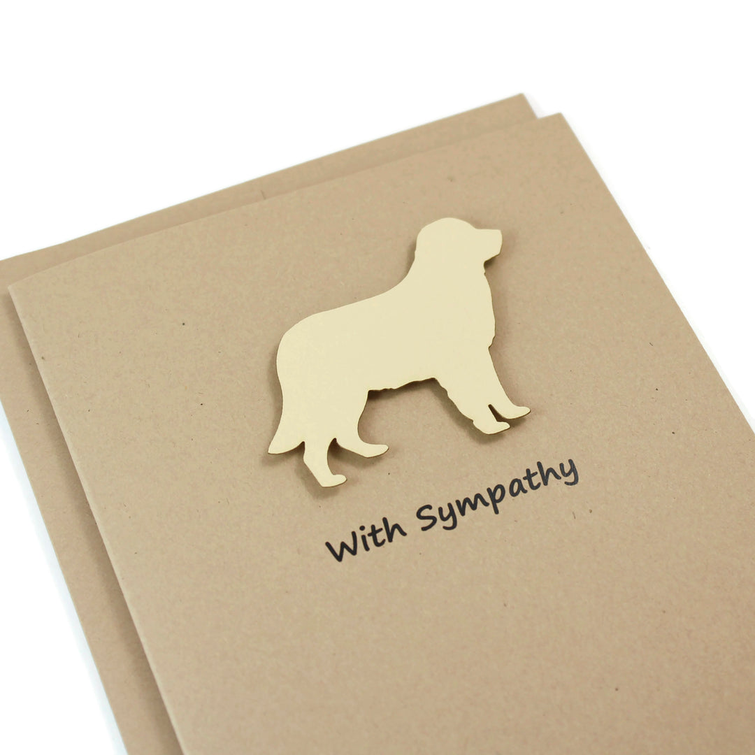 Golden Retriever Sympathy Card