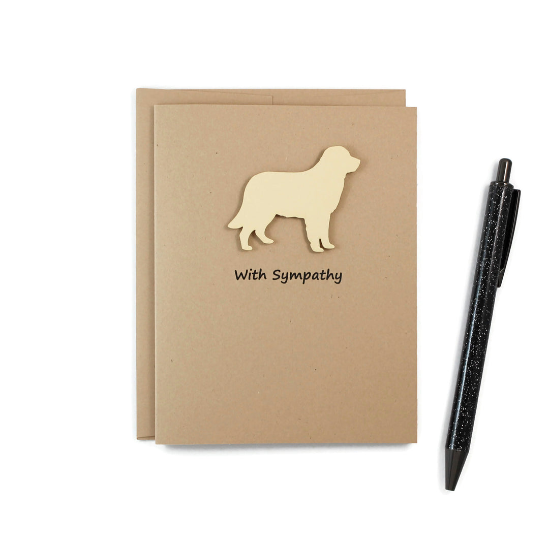 Golden Retriever Sympathy Card