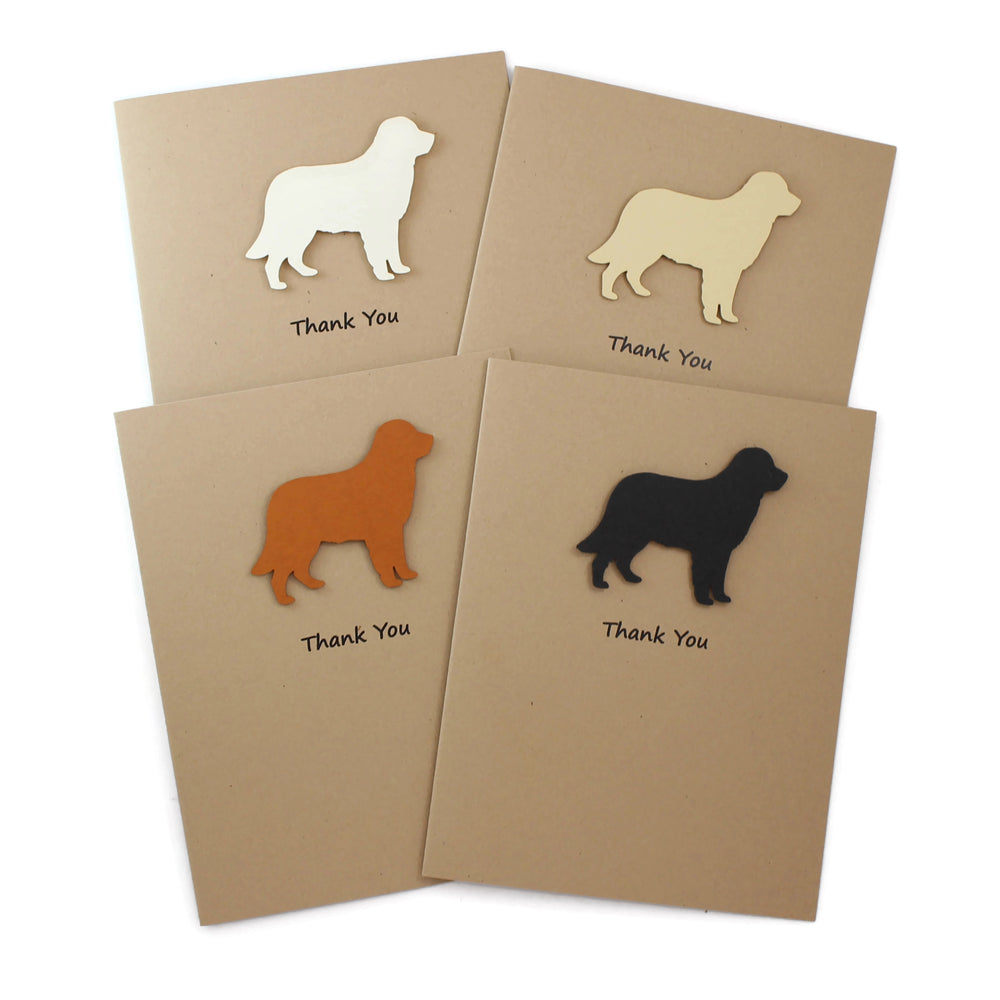 Golden Retriever Thank You Card