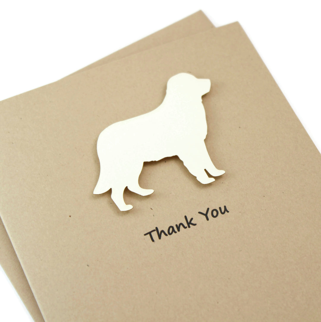 Golden Retriever Thank You Card