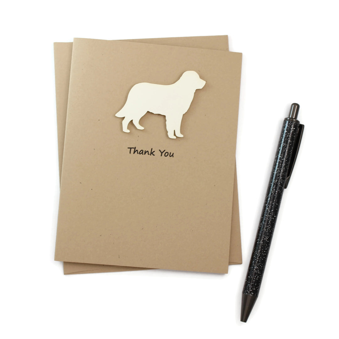 Golden Retriever Thank You Card