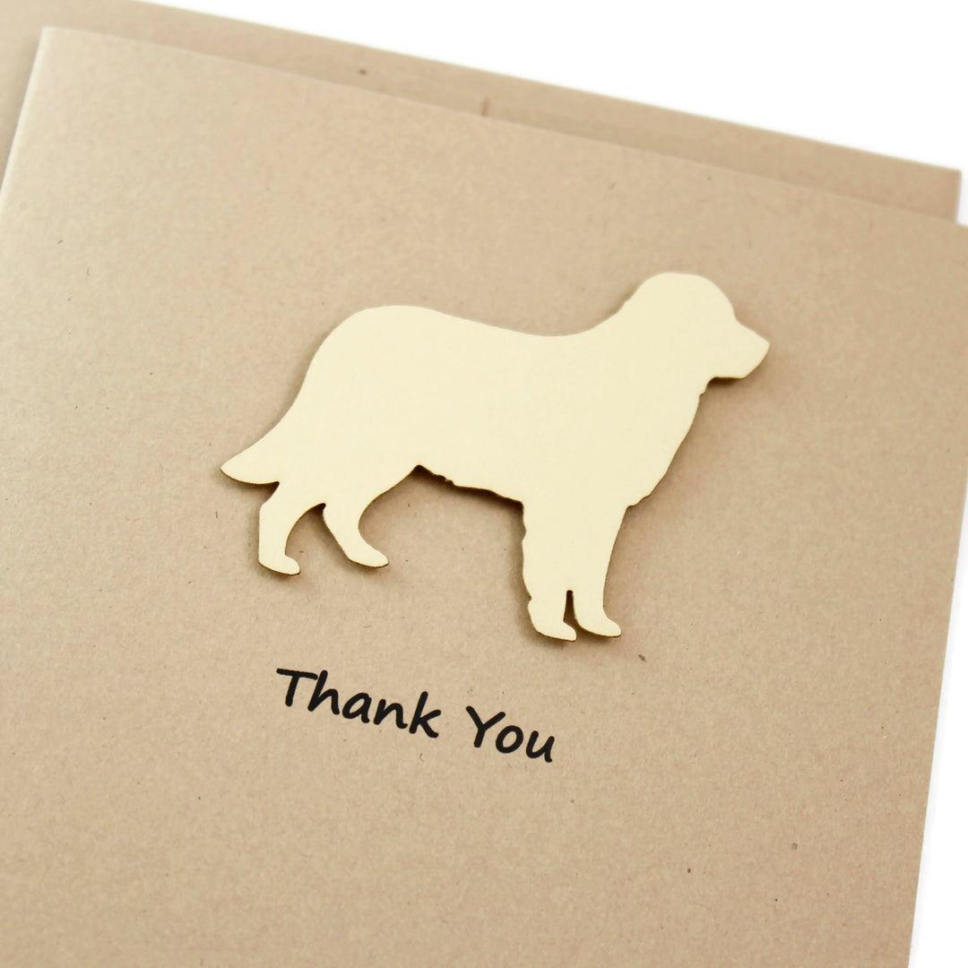 Golden Retriever Thank You Card