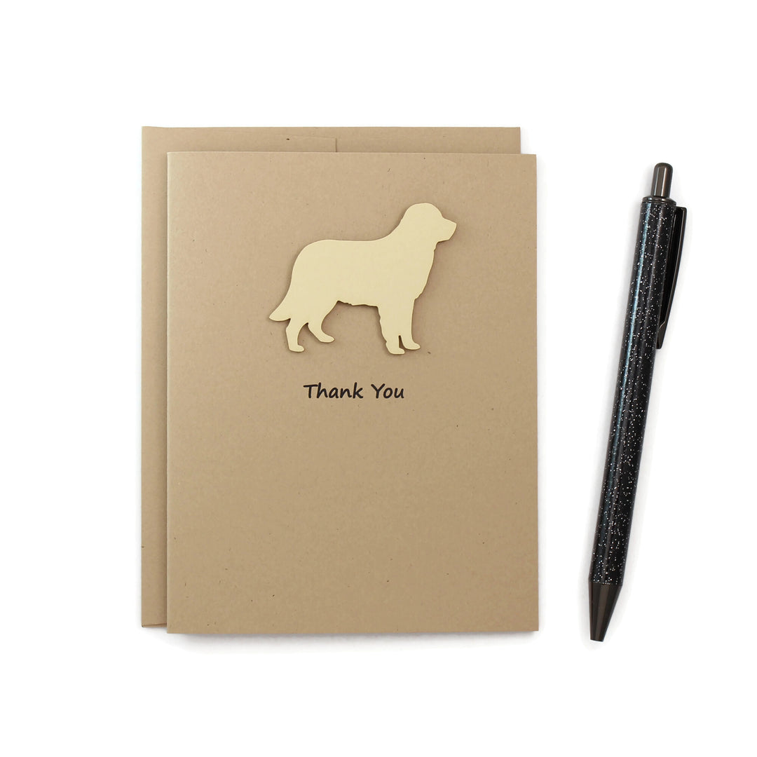 Golden Retriever Thank You Card