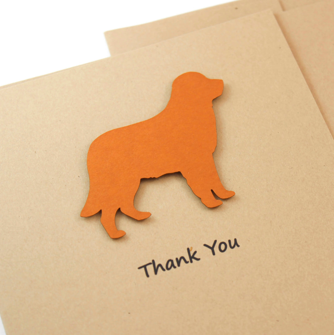 Golden Retriever Thank You Card