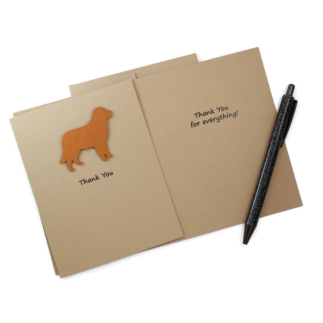 Golden Retriever Thank You Card