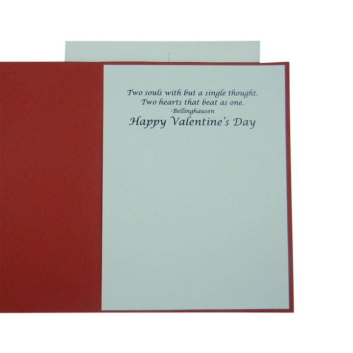 Handmade Valentine Card Two Hearts Wrapped in wire - Embellish by Jackie